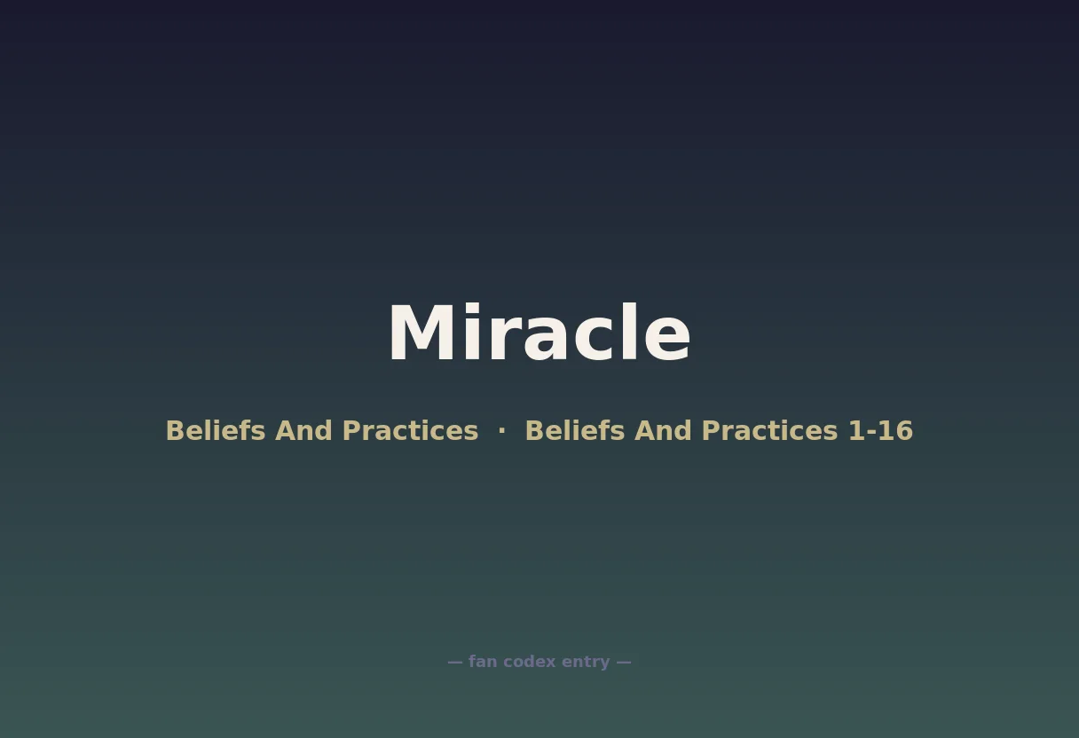 Miracle
