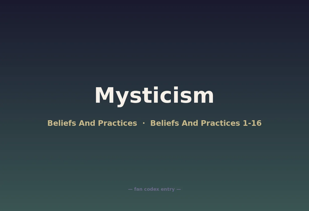 Mysticism